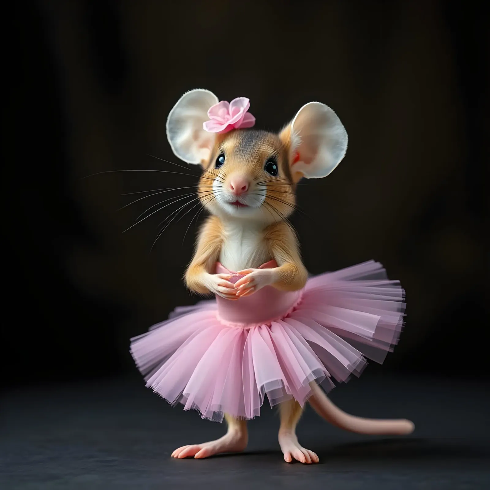 ballerina mouse backlit film by Anita's Dream