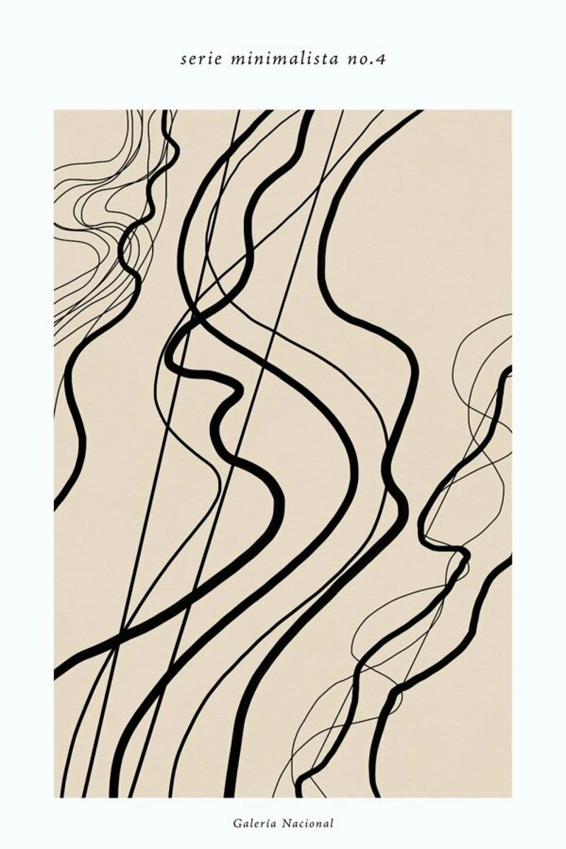 Minimal 4 poster by Froilein Juno