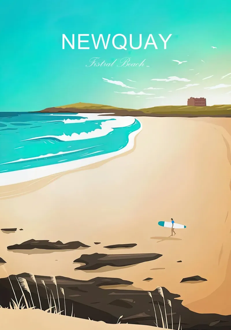 Viaggio Newquay alluminio dibond da Liliestudio