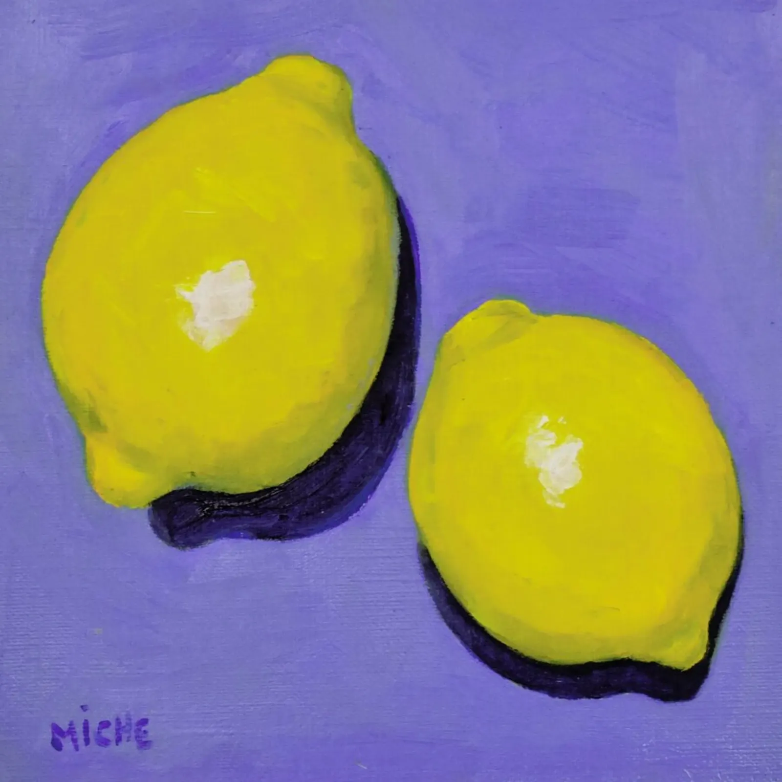 Lemons poster by Miche Watkins