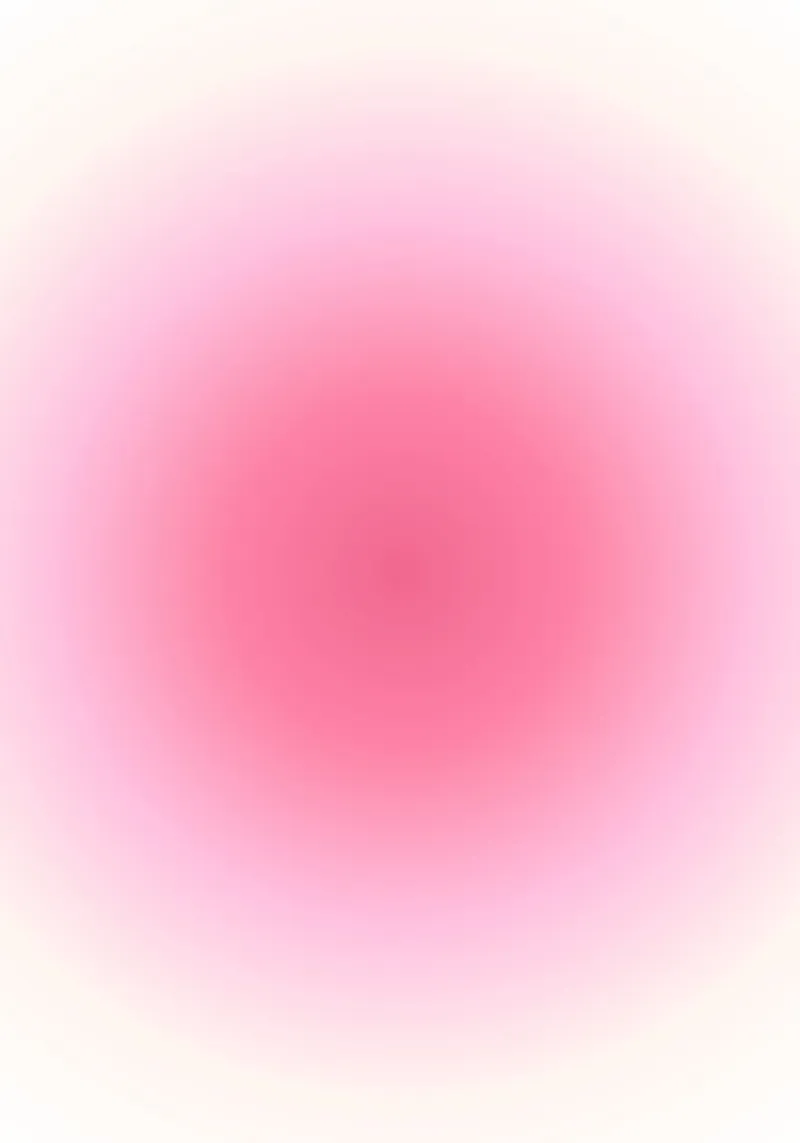 "Roze Droom Aura" Kleurverloop Kunstdruk - Esthetisch & Sereen canvas van ClubArt