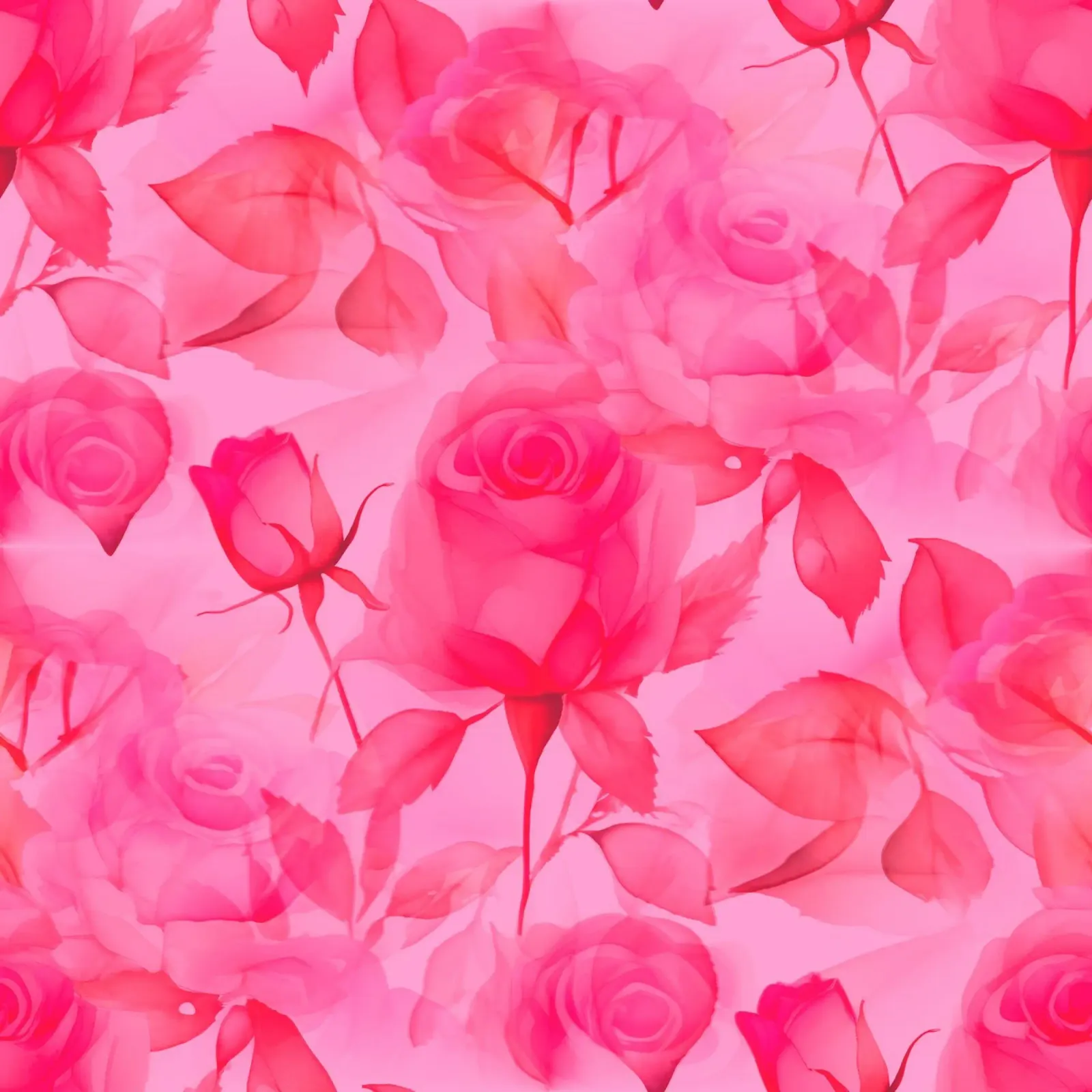 Delicate Roses Orange Pink hahnemühle by SilverPegasus