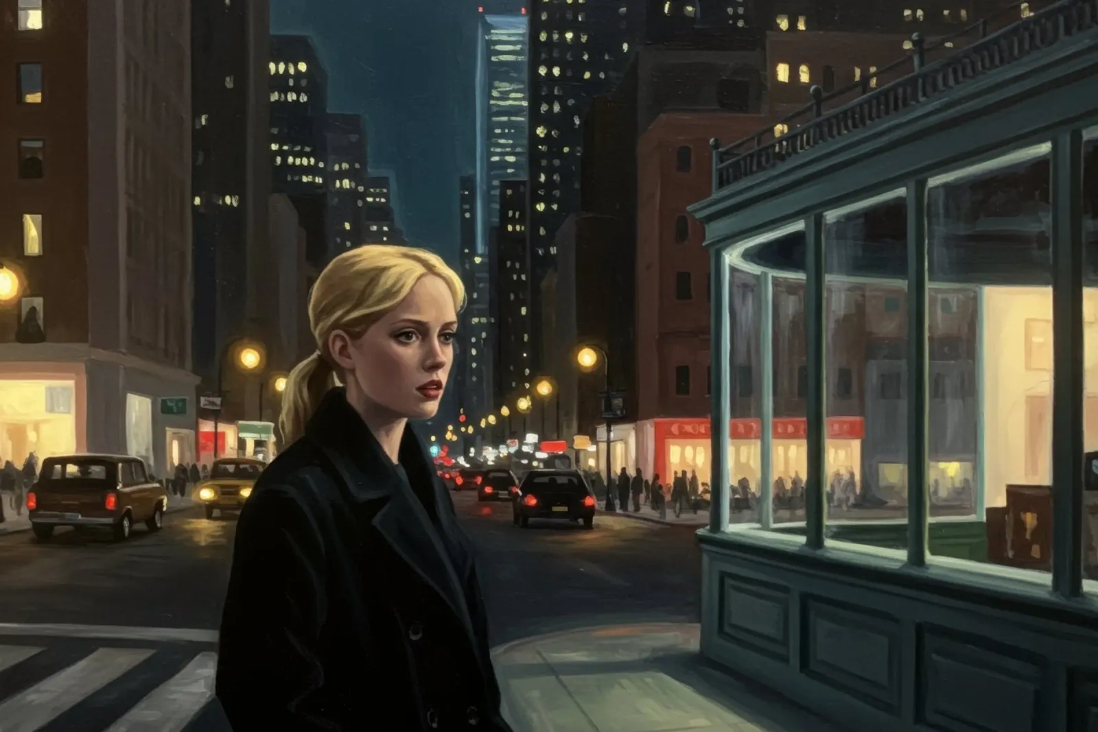 Notte in centro poster da Art Center
