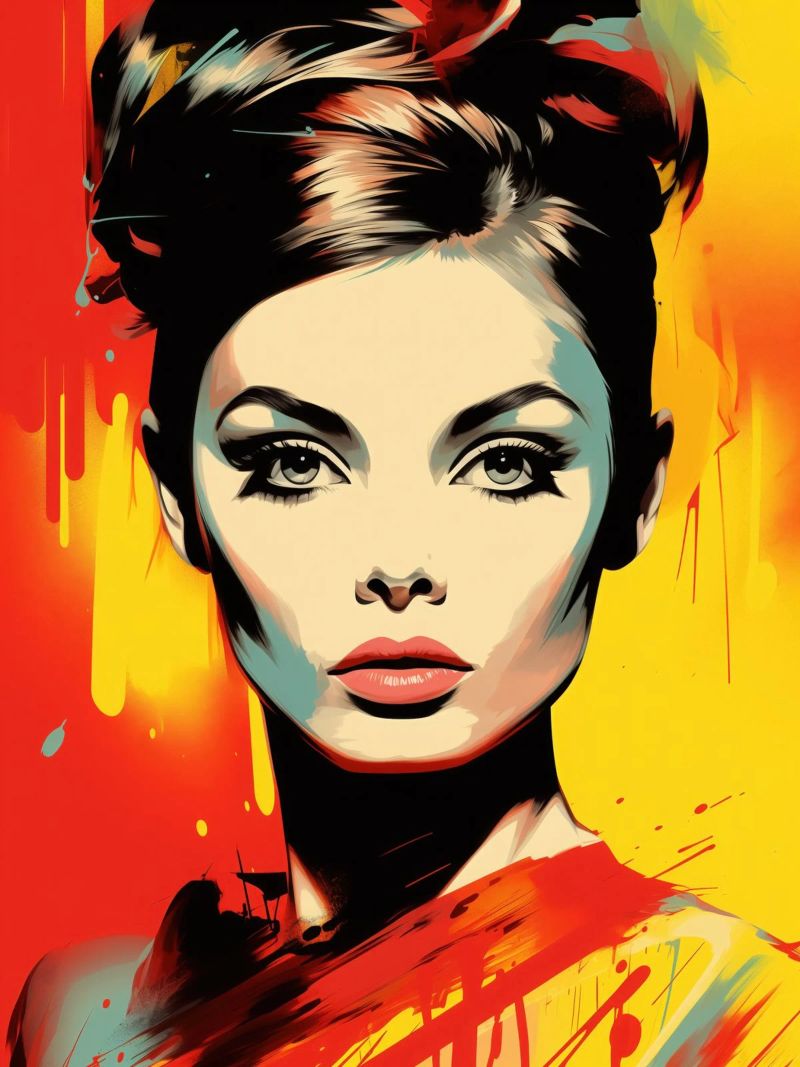 Audrey Hepburn | Street Art Portrait poster by Autofocus