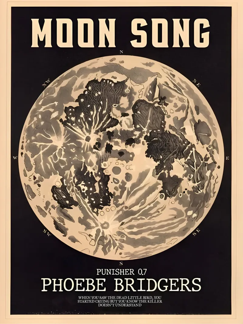 Moon Song – Phoebe Bridgers poster da Attaboy Dsgn