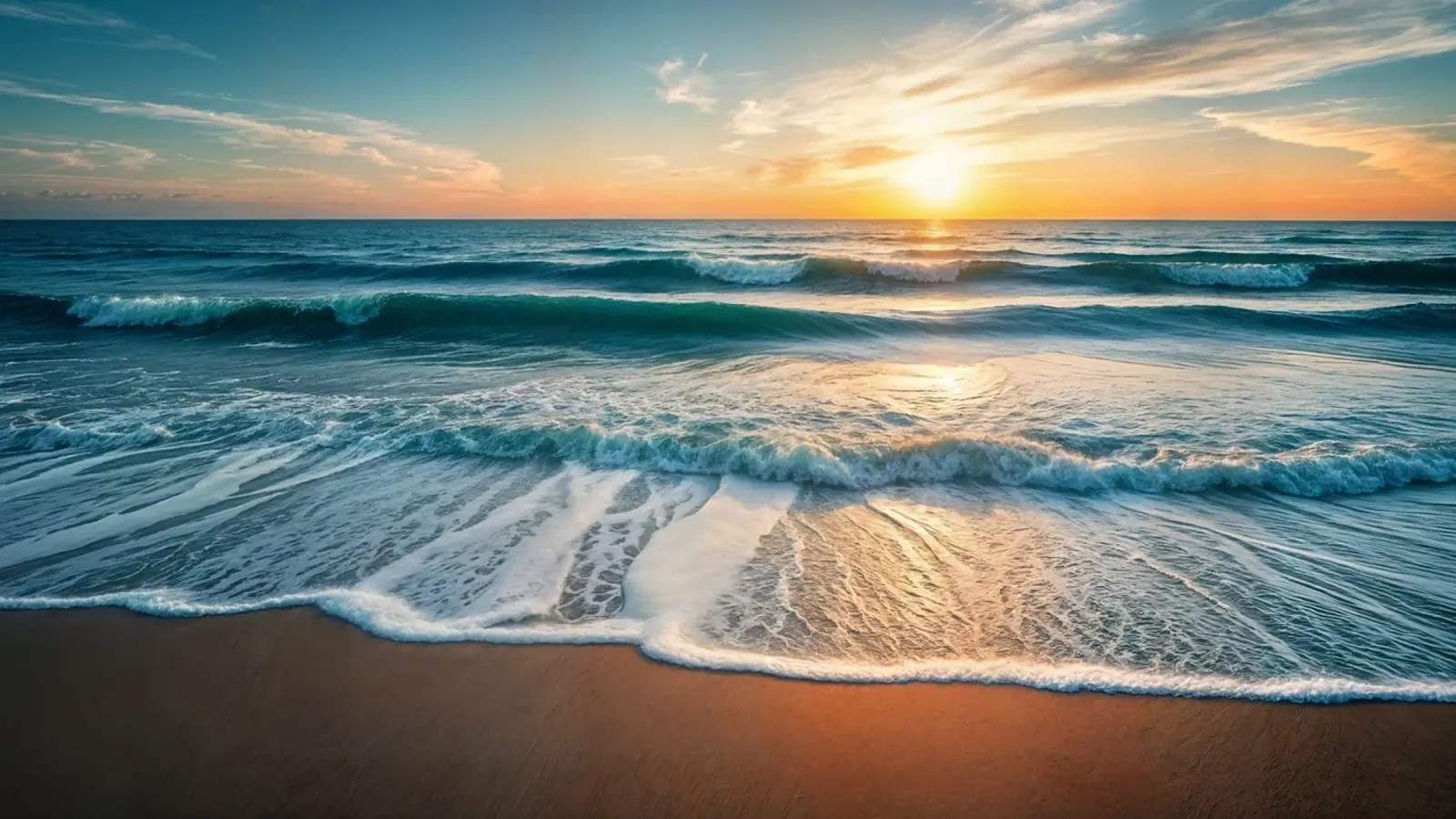 Spiaggia all'alba pellicola backlit da Wild Beauty