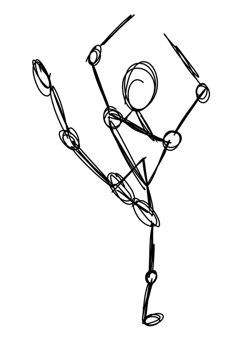 Sketch Dancer alluminio dibond da tausendunddrei