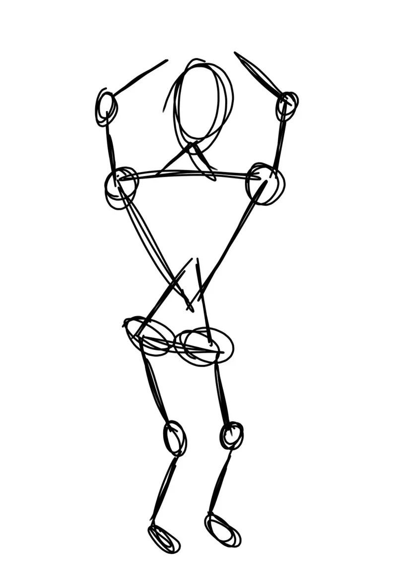 Sketch Dancer III carta hahnemühle da tausendunddrei