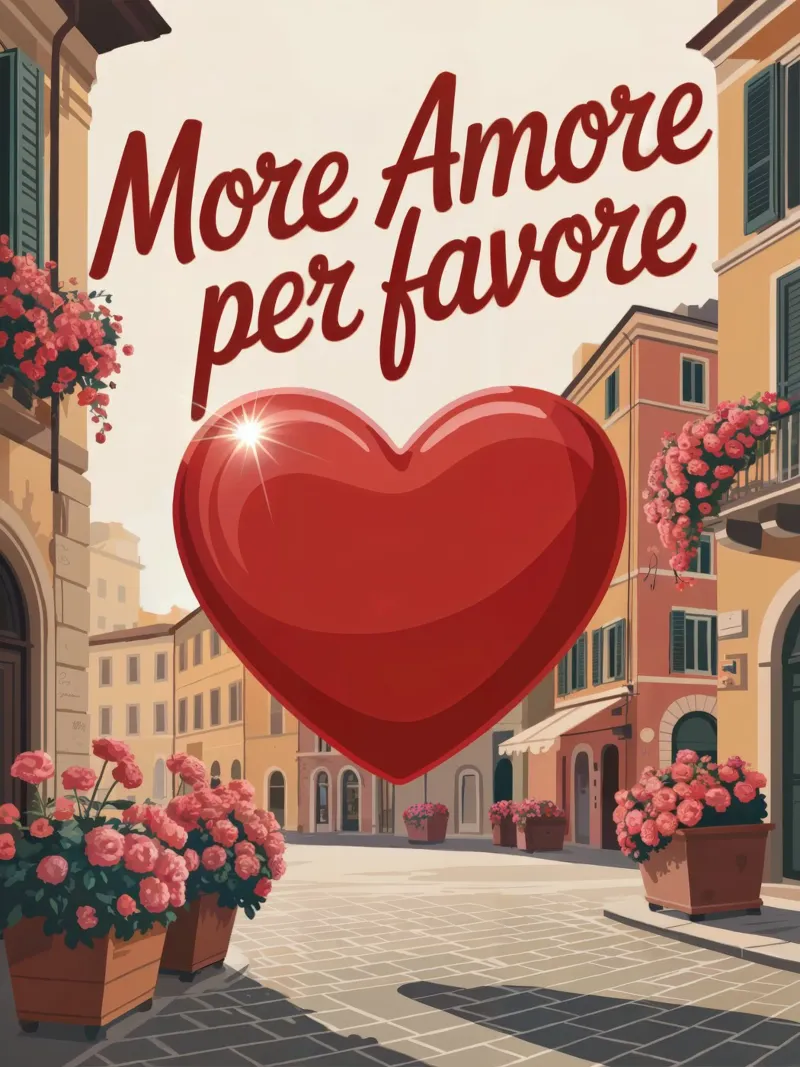 More Amore Per Favore carta hahnemühle da RB-Quotes
