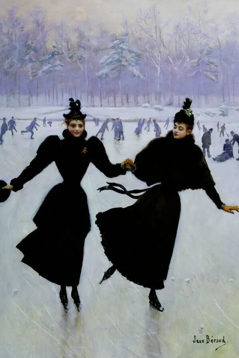 Béraud - The Skaters carta hahnemühle da ARTOTHEK