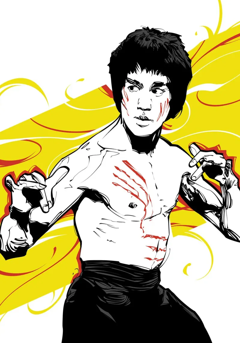 Bruce Lee IV carta hahnemühle da nabakumov