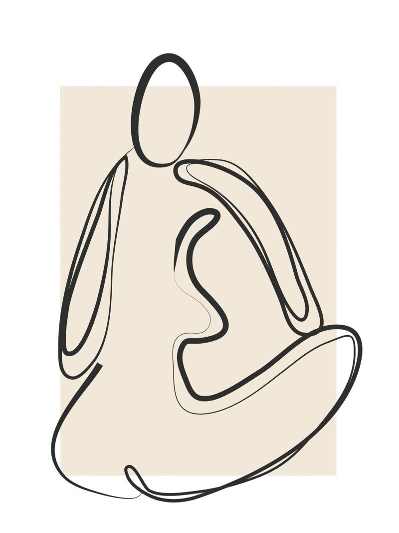 Abstract Figure Art 2 poster by Flow Line