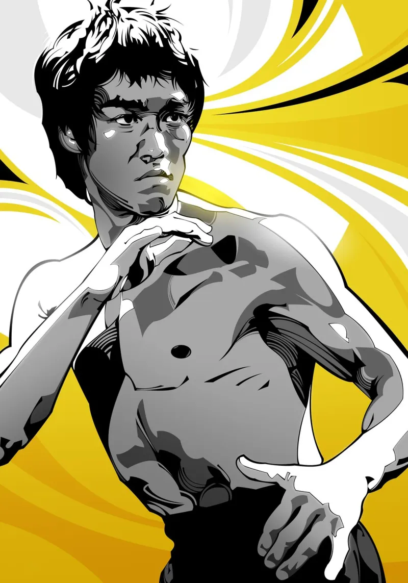 Bruce Lee VI pellicola backlit da nabakumov