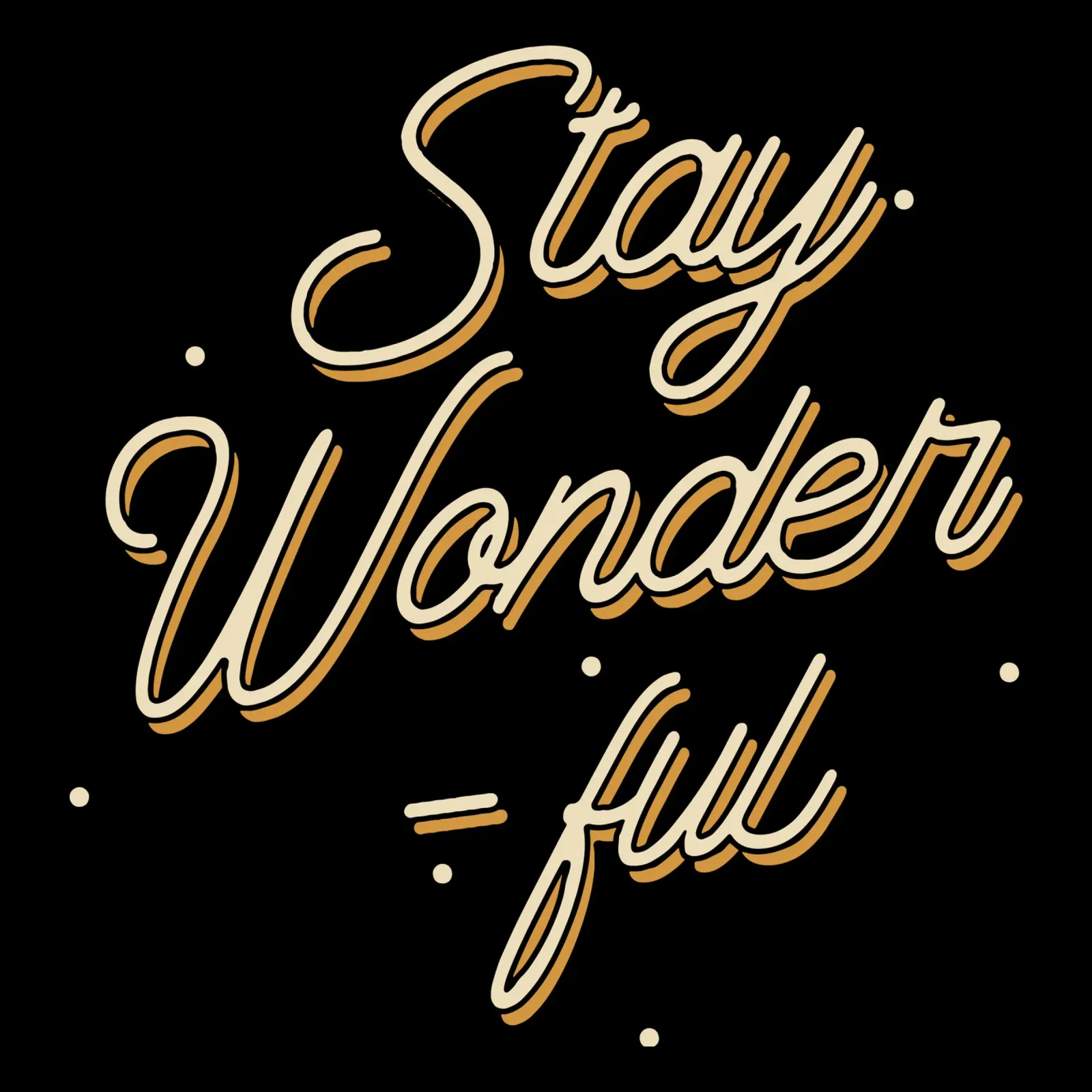Stay Wonderful canvas by Gunawan Rb