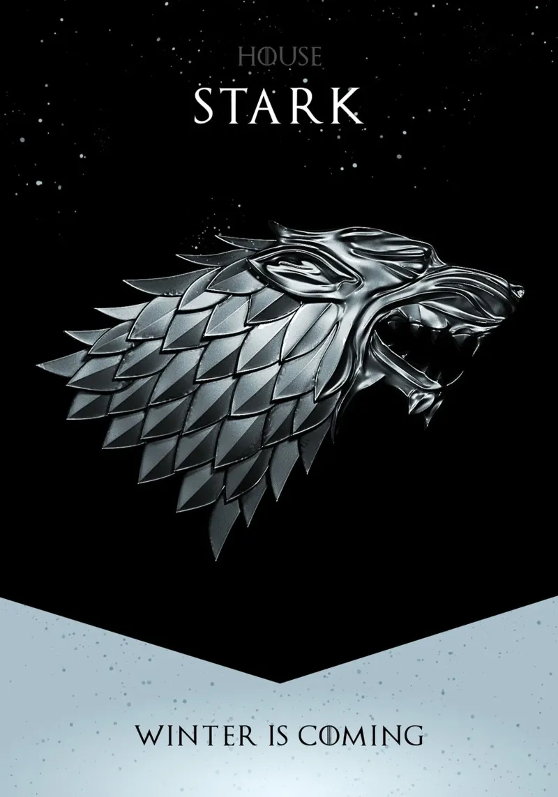 House Stark pellicola backlit da nabakumov