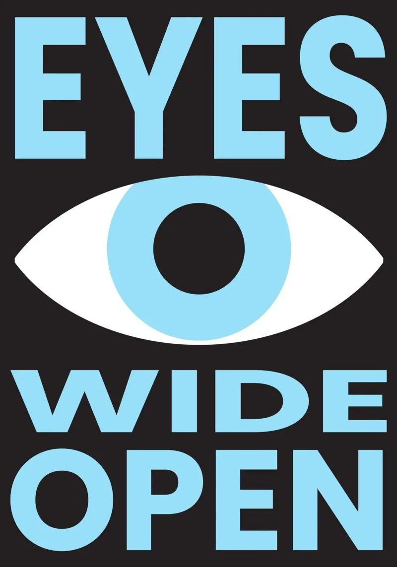 Eyes Wide Open poster da studio salü