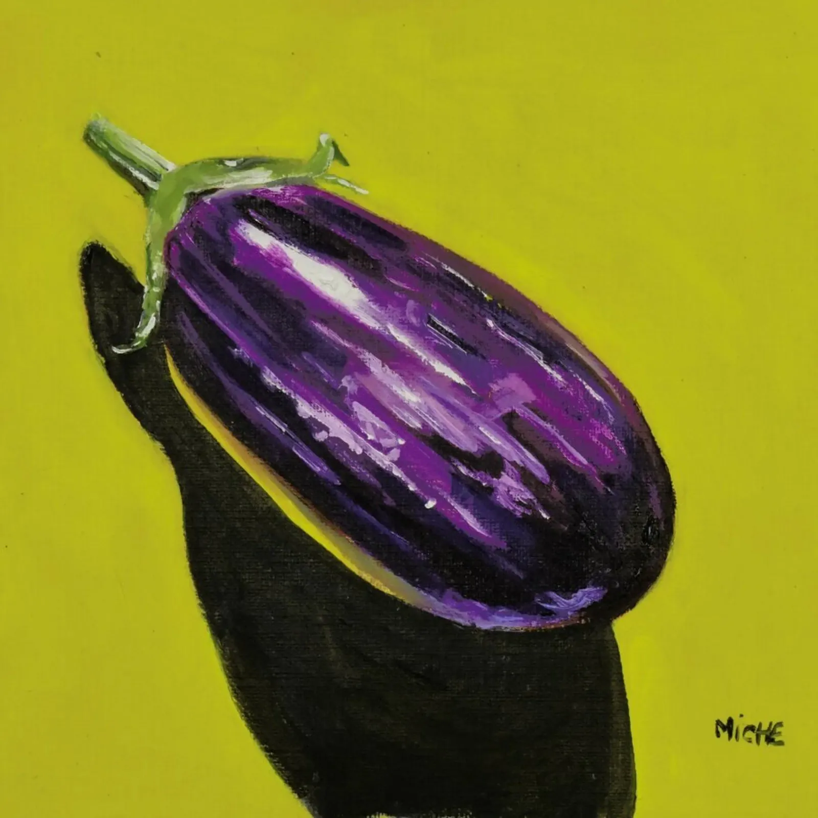 Variegated Aubergine pellicola backlit da Miche Watkins