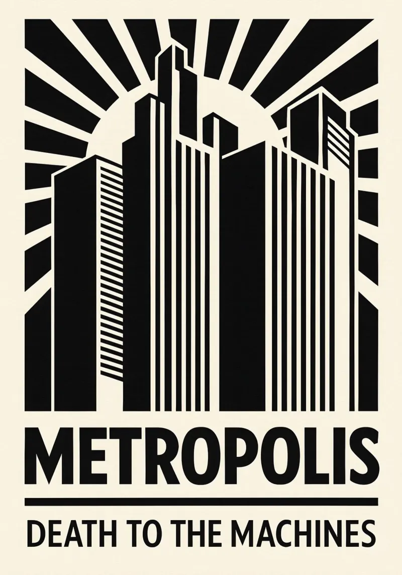 Metropolis Print pellicola backlit da MoviesArt