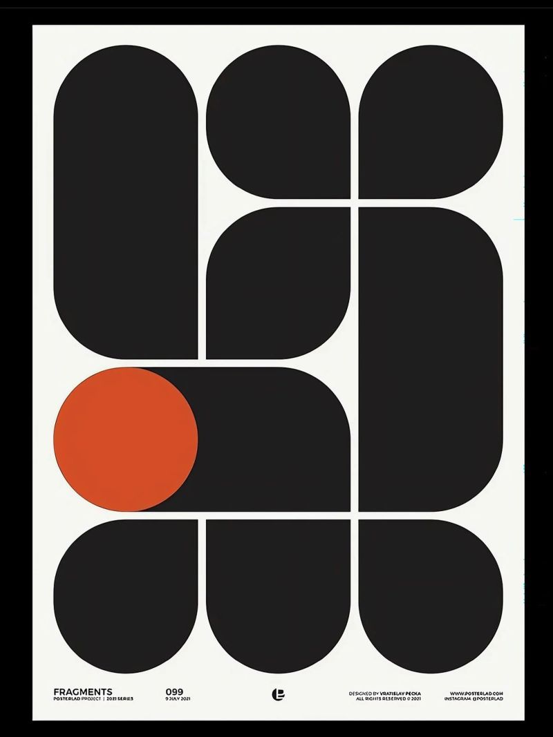 Bauhaus Art poster de Chaya Wilkinson