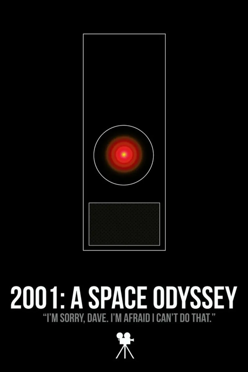 2001 Space Oddyssey alluminio dibond da Naxart