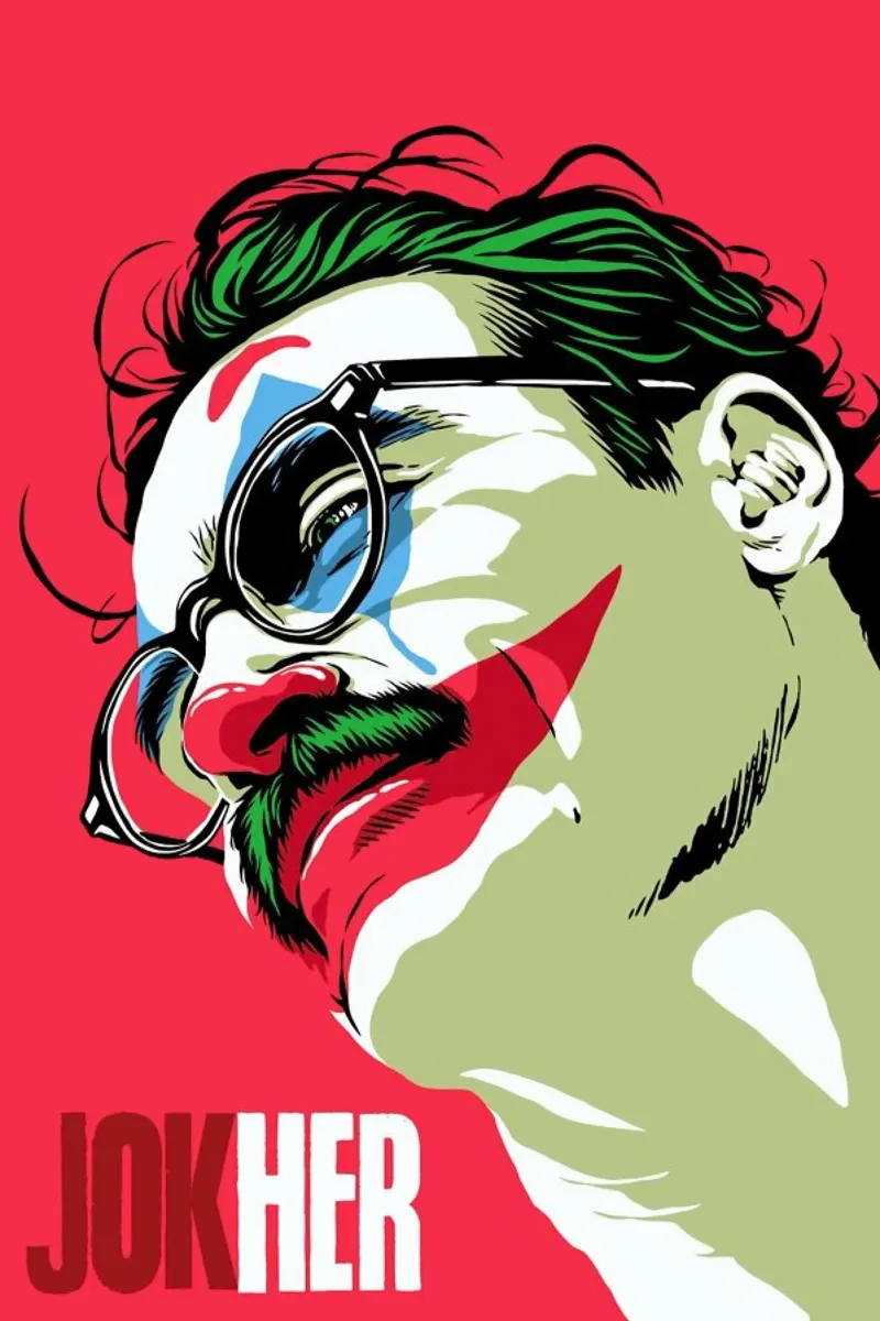 Jokher poster con telaio in alluminio da Butcher Billy
