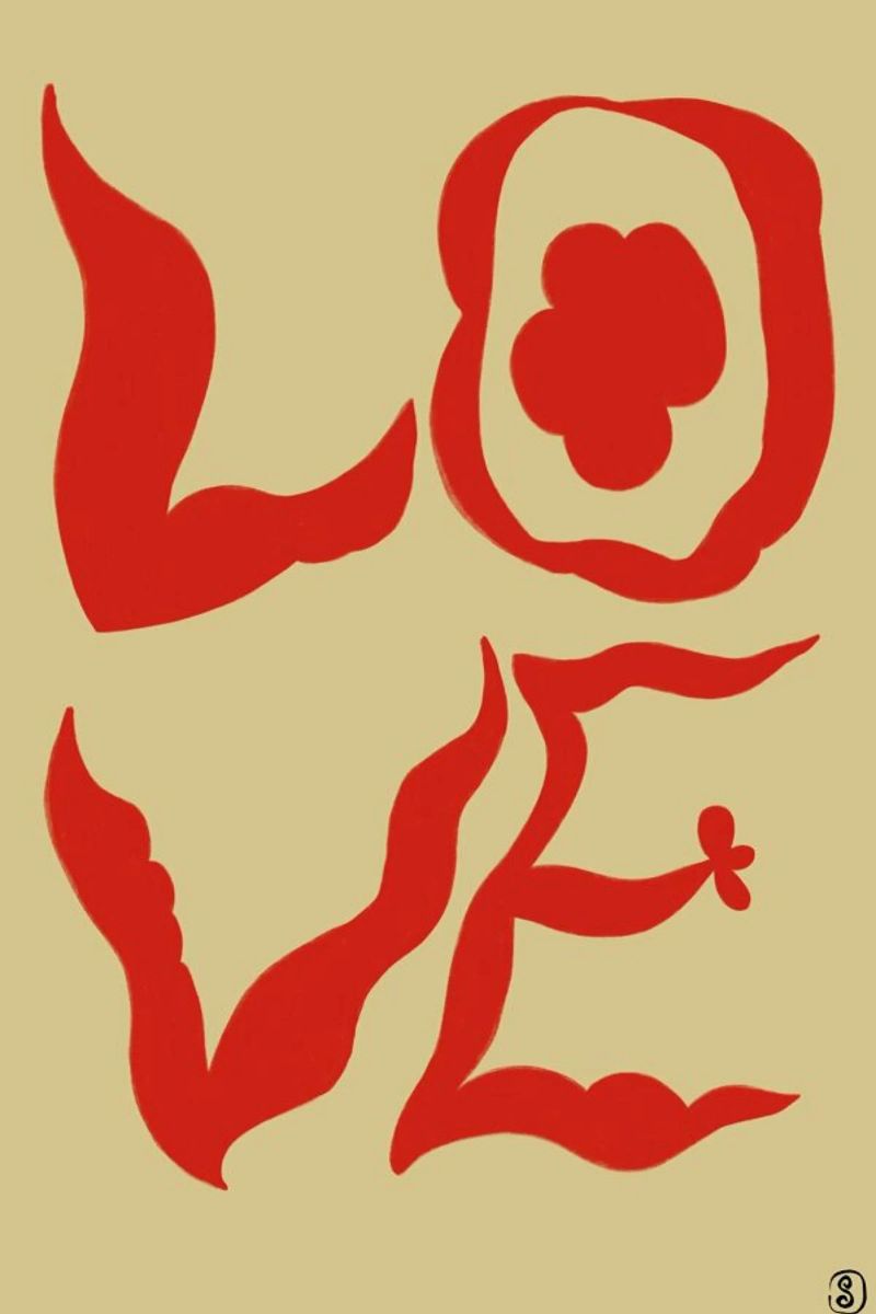 Love poster de Sandra Poliakov