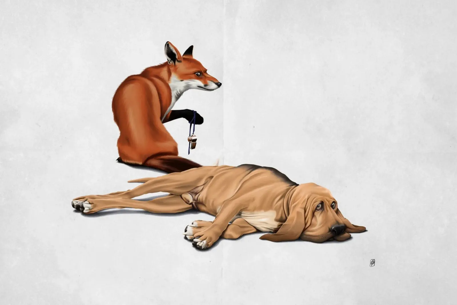 Not So (Wordless) pellicola backlit da Rob Art | Illustration