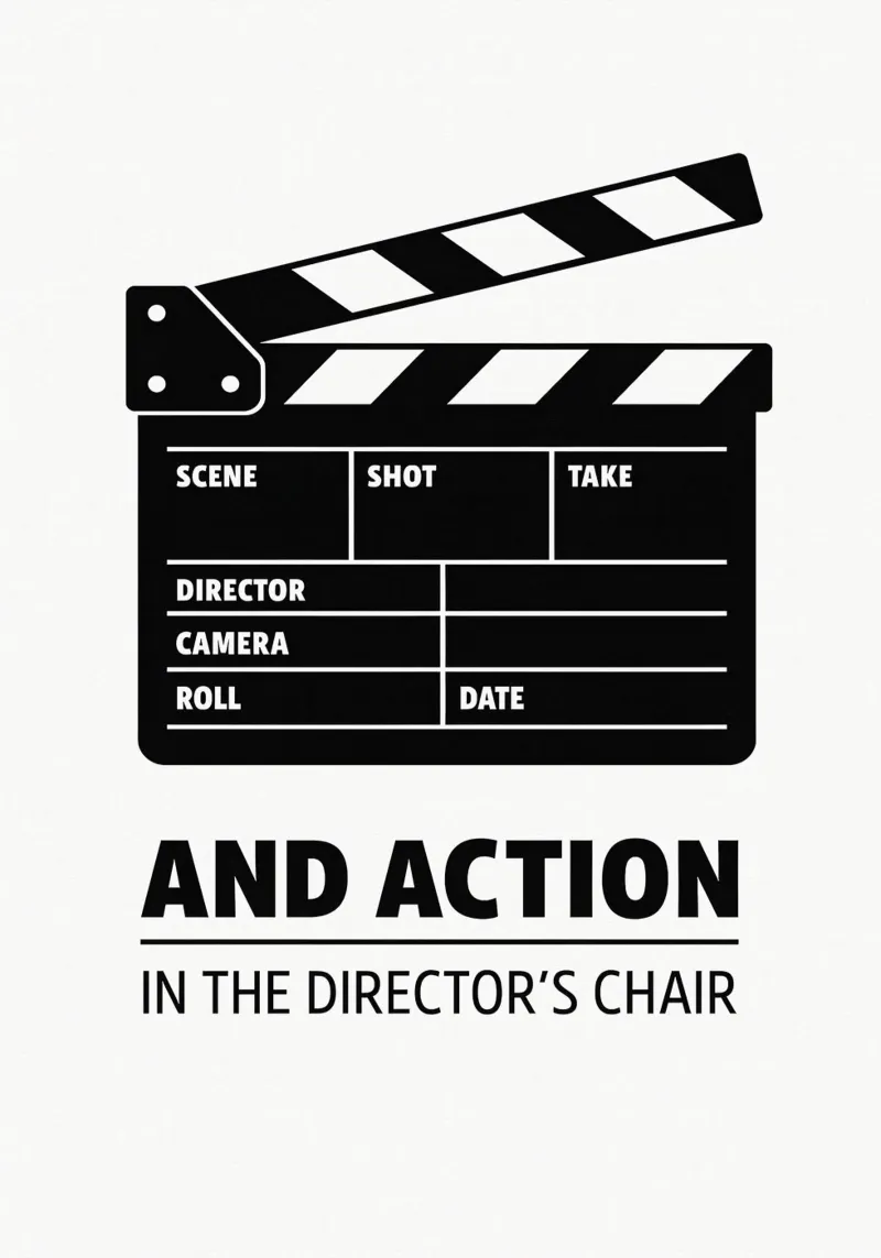 Movie Clap Print canvas by MoviesArt