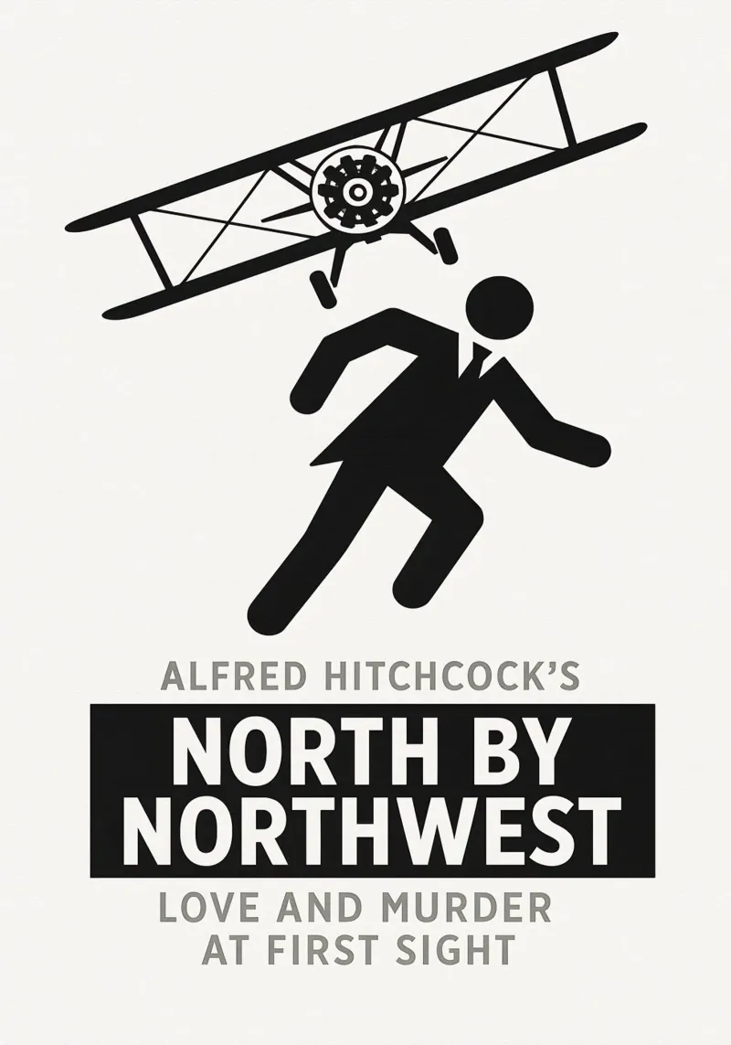 North By Northwest Print pellicola backlit da MoviesArt