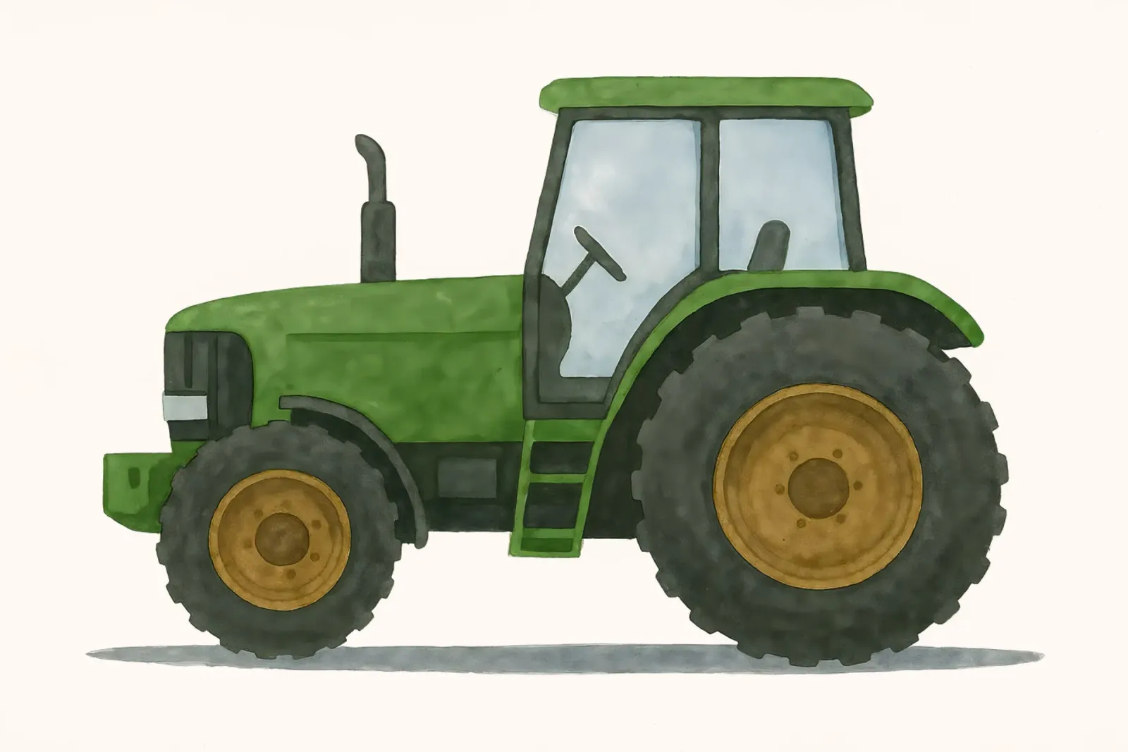 Le géant vert - la force dans les champs hahnemühle de KidzStudio