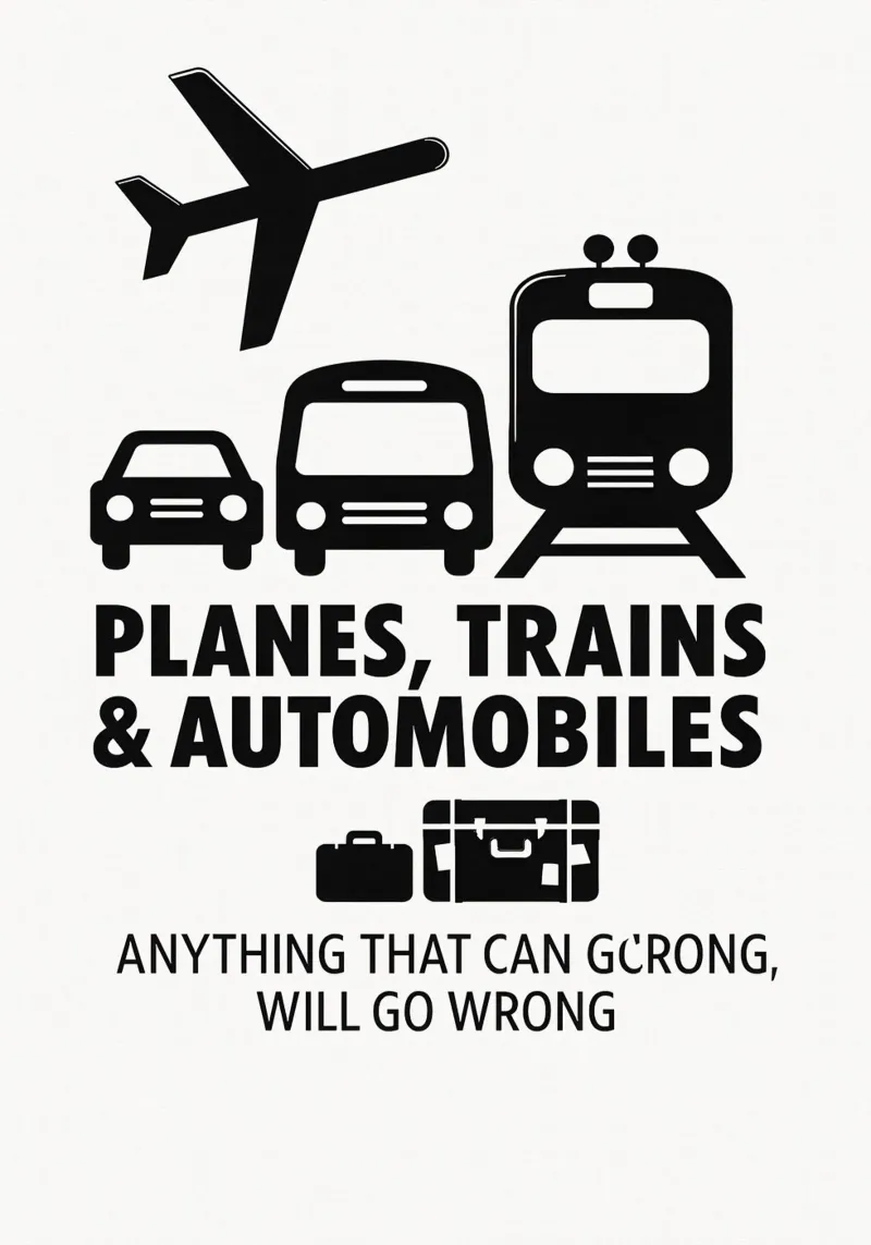 Planes Trains and Automobiles Print carta hahnemühle da MoviesArt