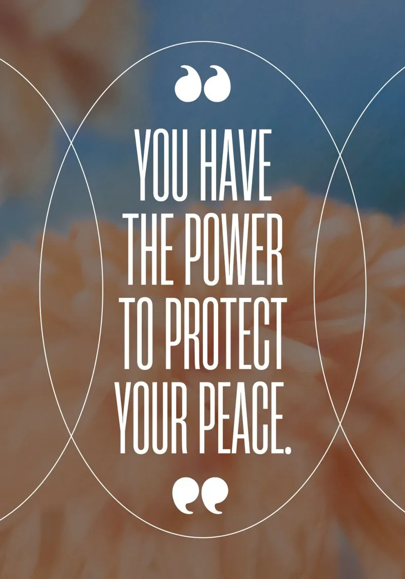 PROTECT YOUR PEACE pellicola backlit da Einfach Uebel