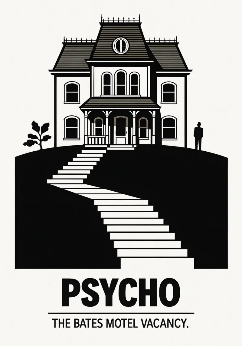 Psycho Print pellicola backlit da MoviesArt
