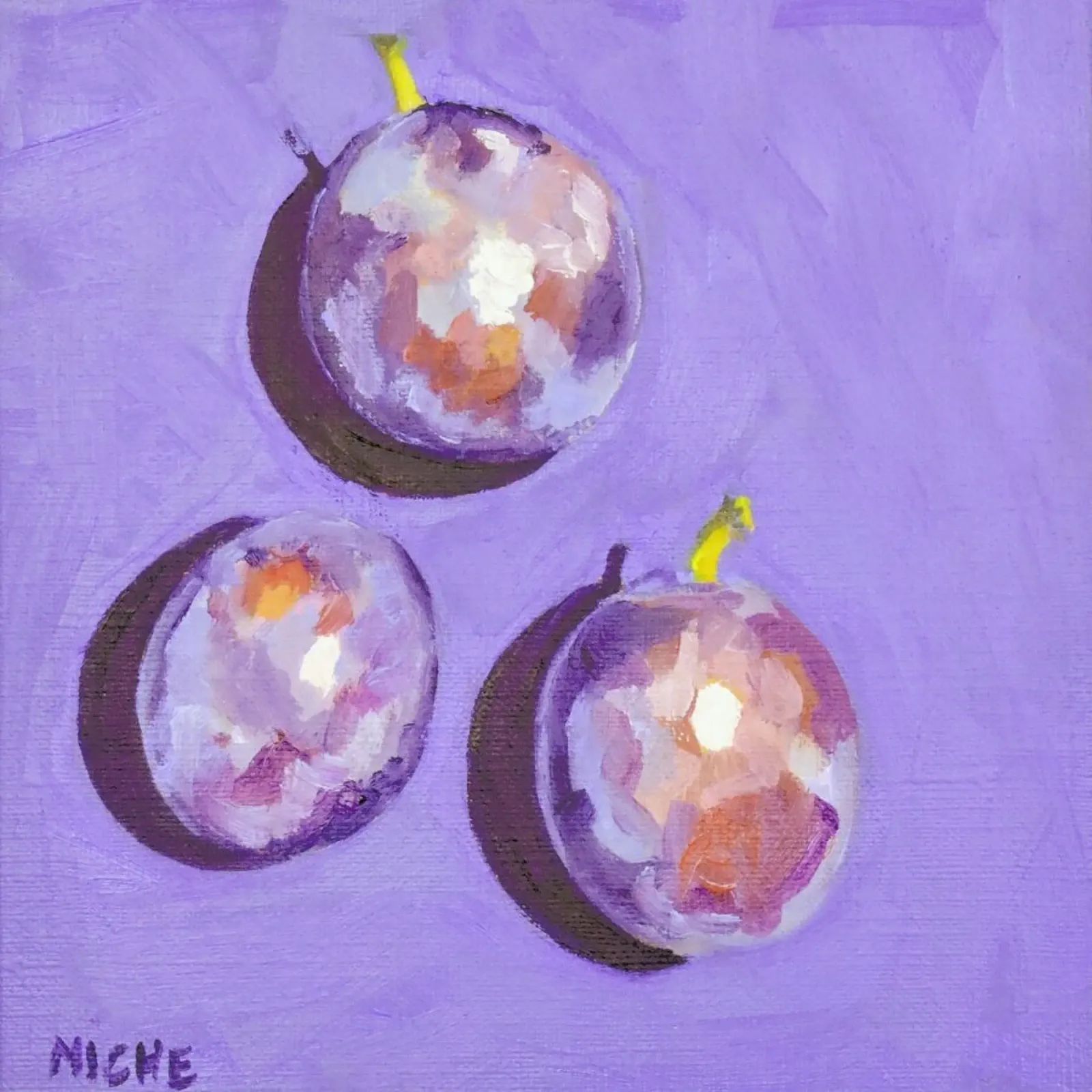 Plums alu-dibond by Miche Watkins