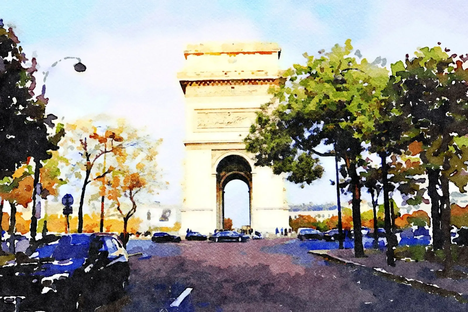 Parigi pellicola backlit da Massimo Frascogna