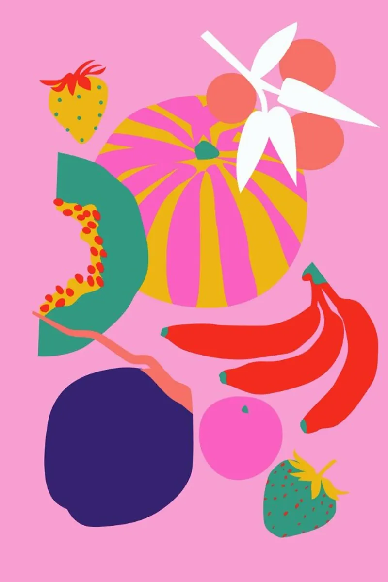 Fruity Technicolor Mix 1 pellicola backlit da Mariery Young