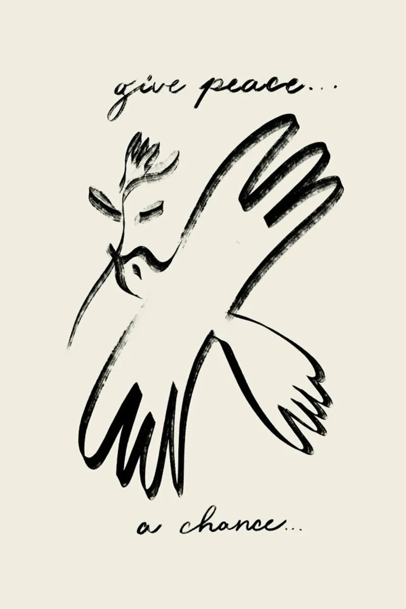 Dove of Peace 2 pellicola backlit da Graphite