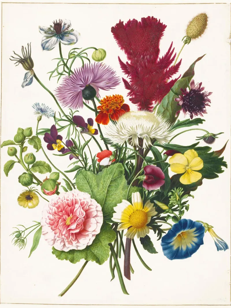Bouquet di fiori pellicola backlit da Pretty Flowers Vintage Botanicals