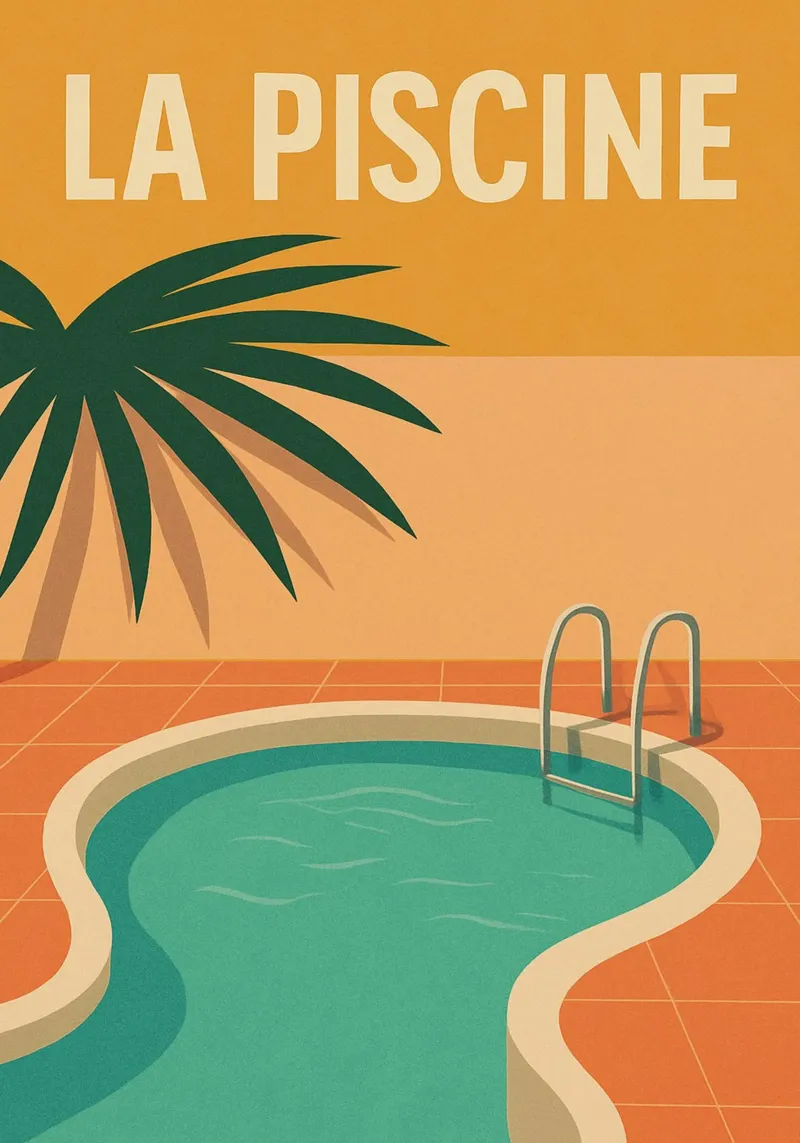 Sunlit Poolside Escape carta hahnemühle da Mosaic Dialogue