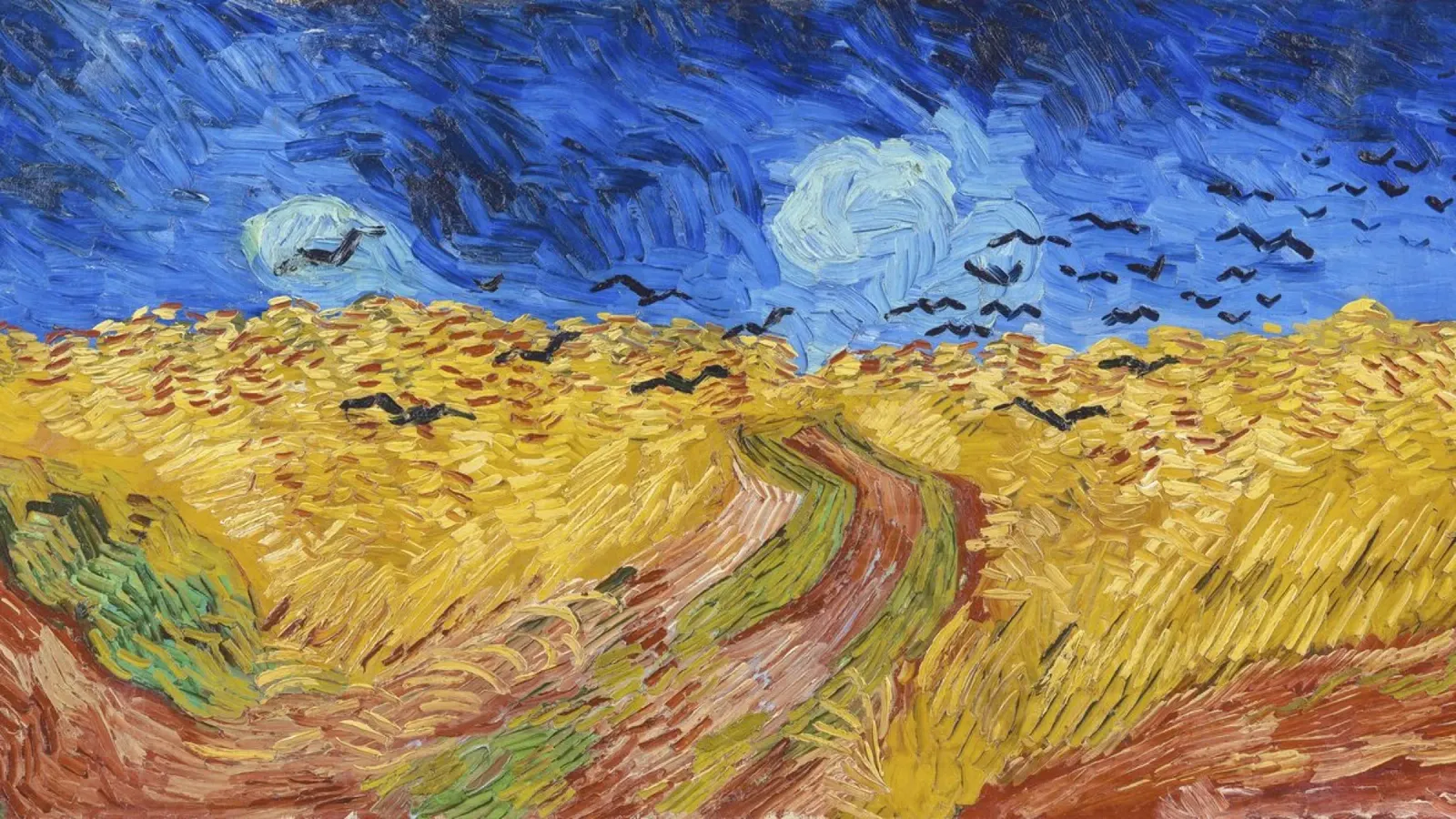 “Wheatfield with Crows” (1890) Vincent van Gogh’ canvas with Floater frame by Van Gogh Prints