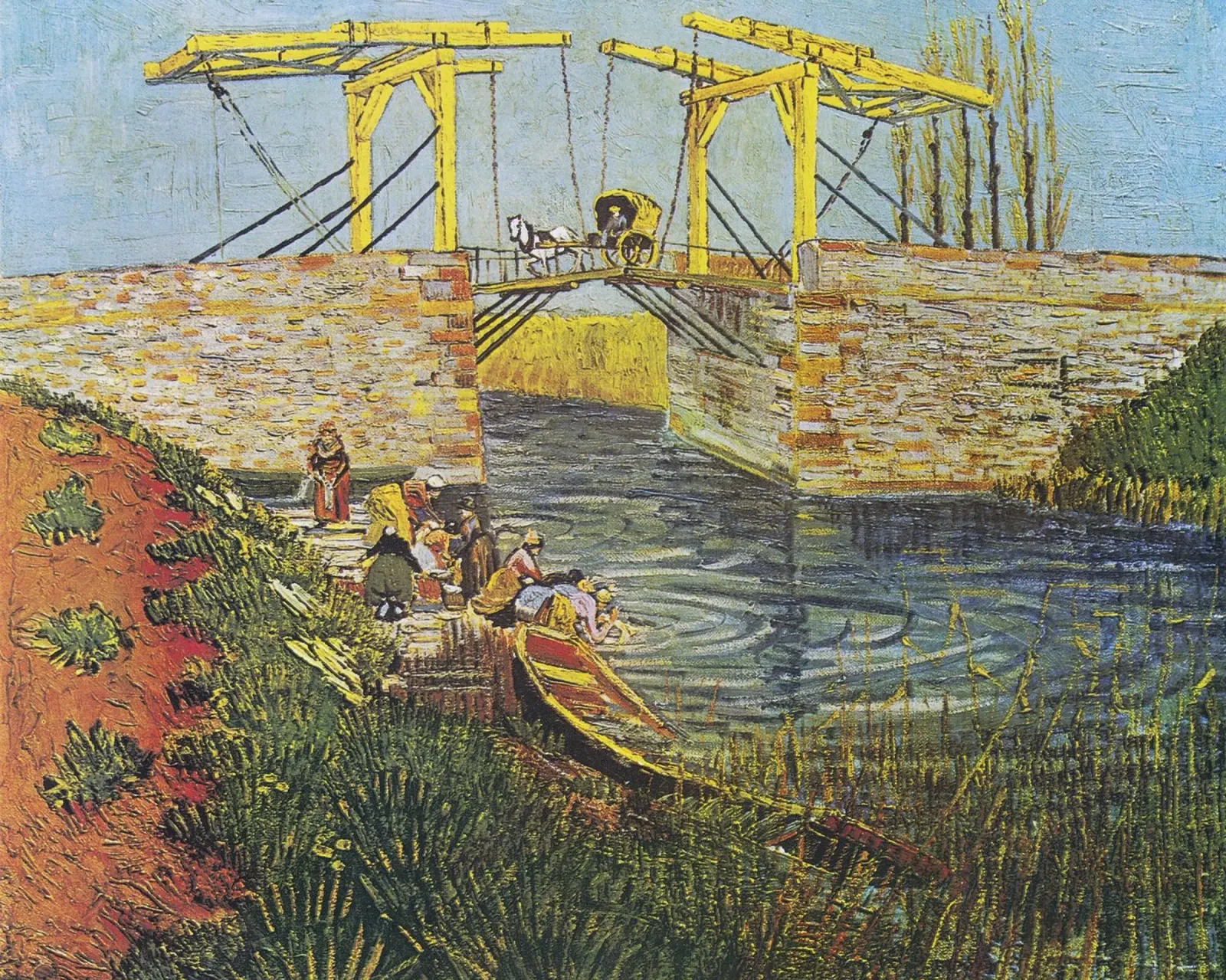 "Il ponte di Langlois ad Arles" di Vincent Van Gogh carta hahnemühle da Van Gogh Prints