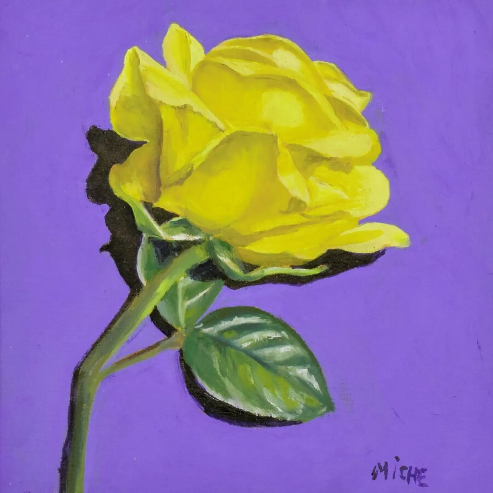 Yellow Rose pellicola backlit da Miche Watkins