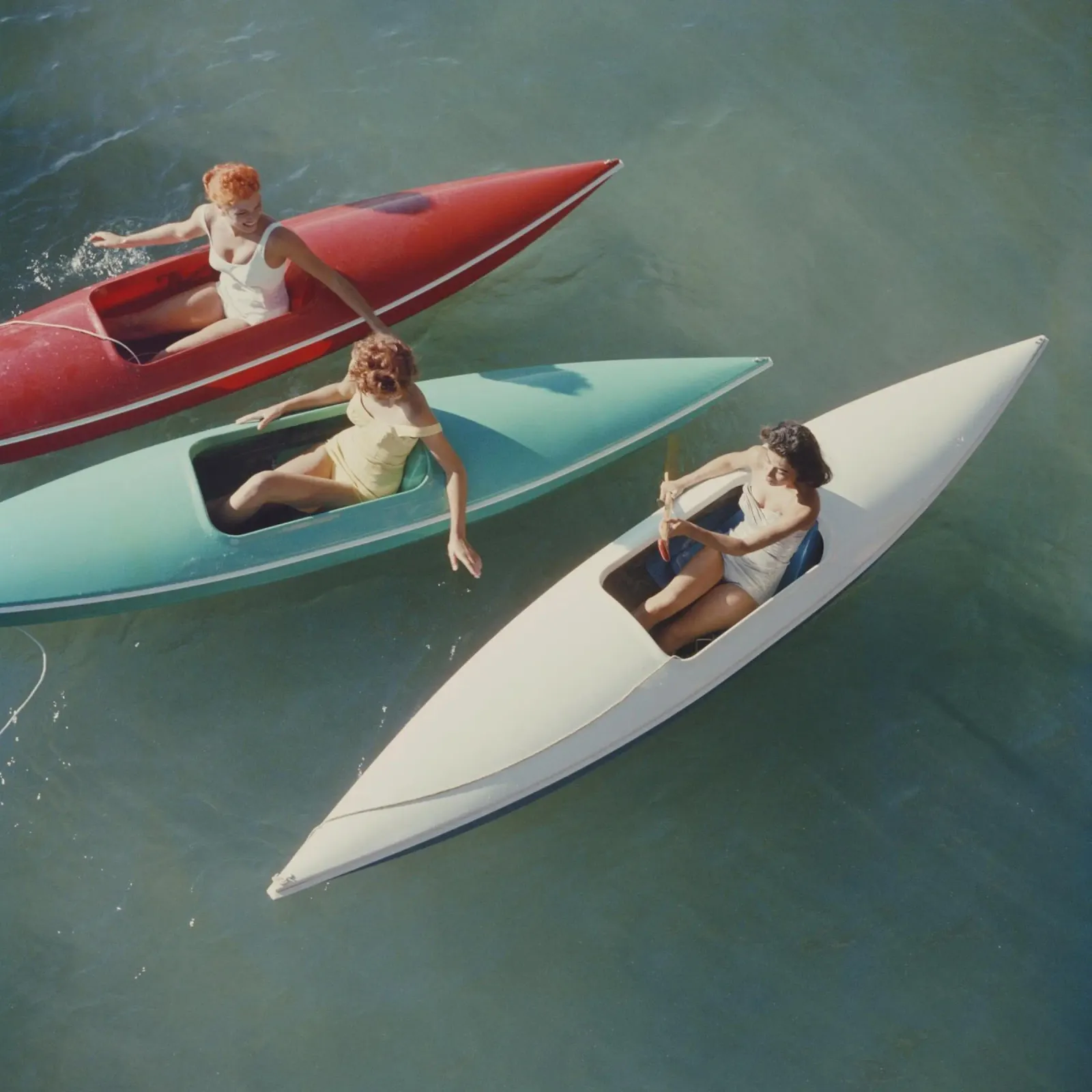 Viaggio sul lago Tahoe Slim Aarons pellicola backlit da Chrisvintage