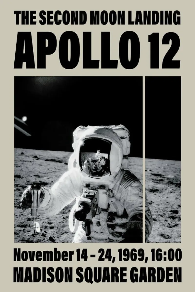 Apollo 12, Madison Square Garden pellicola backlit da Vintage by JUNIQE