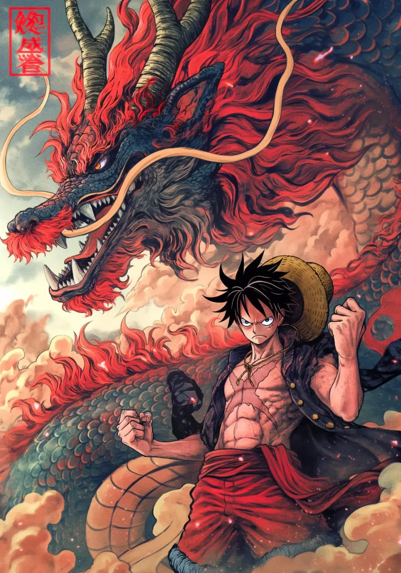 Monkey D Luffy One Piece pellicola backlit da Fleur de Lys
