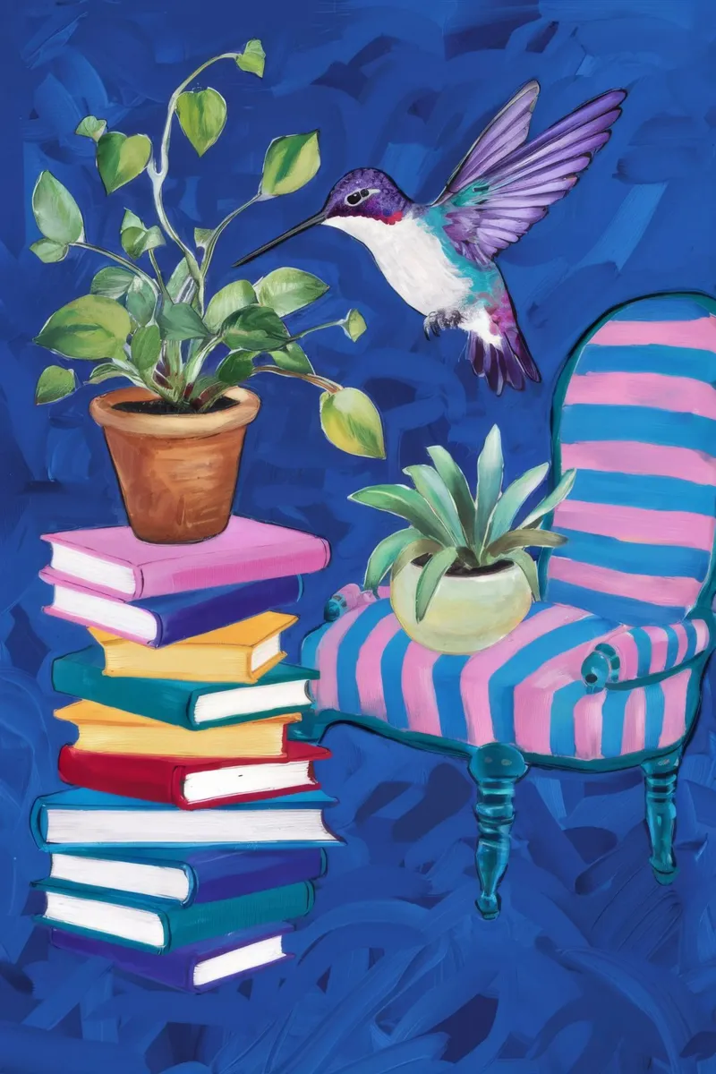 Moda artistica e colorata poster con telaio in alluminio da Ebony Carpenter