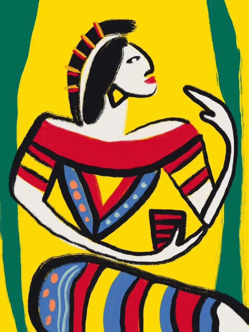 Native dancer hahnemühle by Little Dean