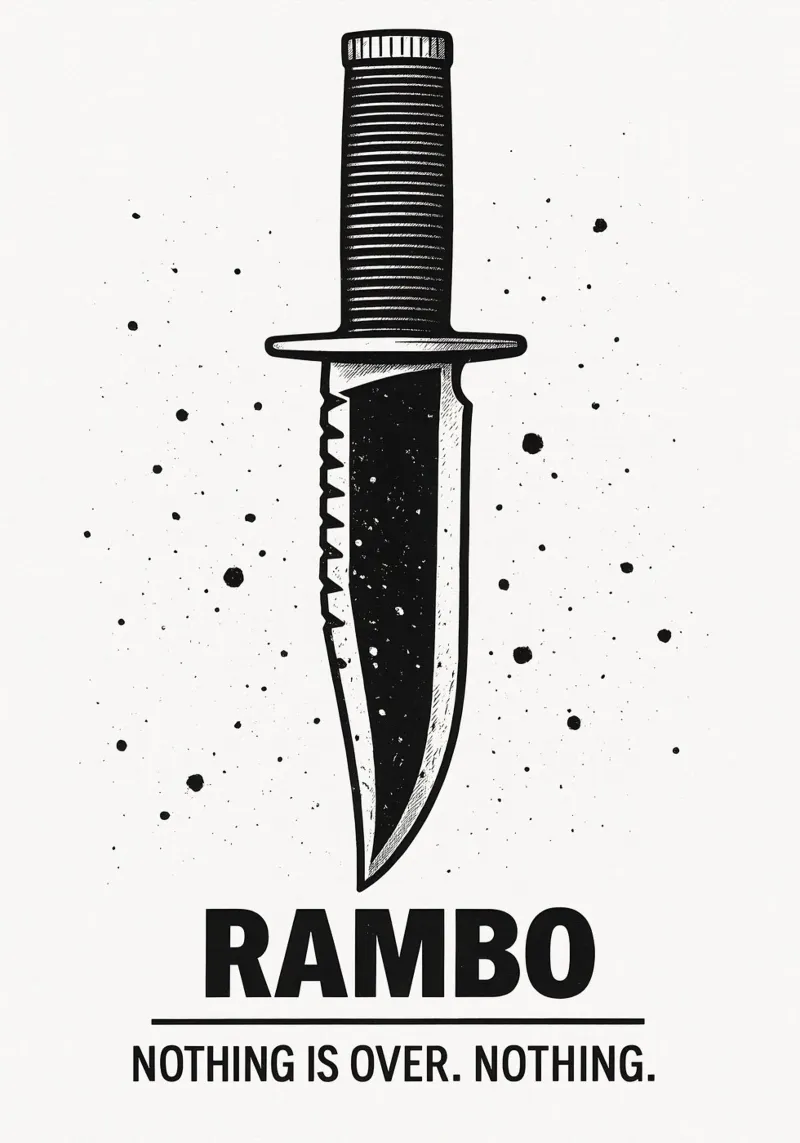 Rambo Print pellicola backlit da MoviesArt