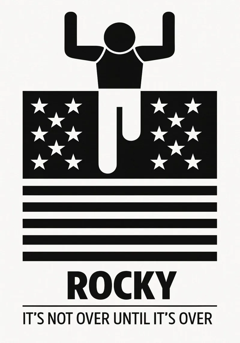 Rocky Print pellicola backlit da MoviesArt