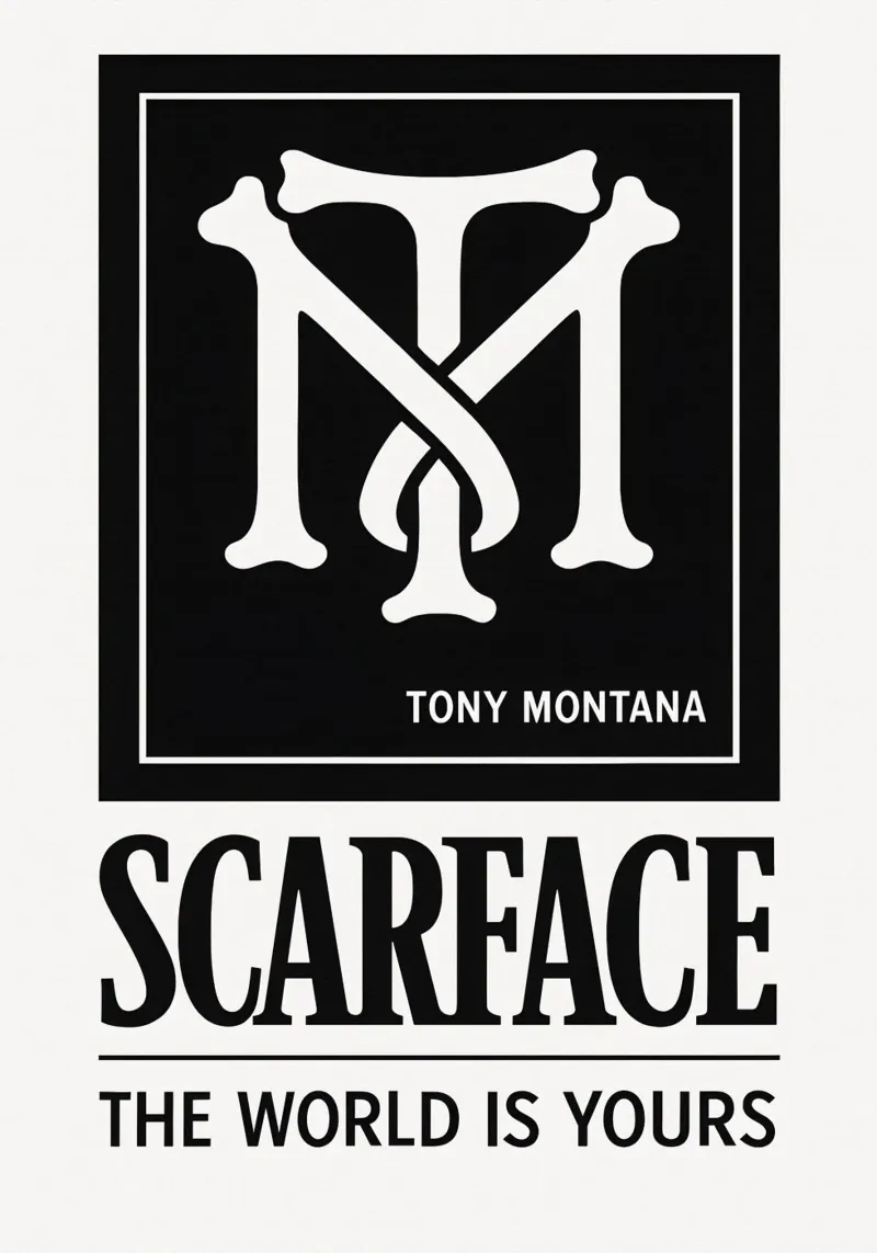 Scarface Print plexiglass da MoviesArt